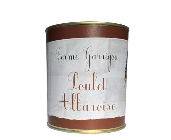 Poulet Albaroise demi-boîte